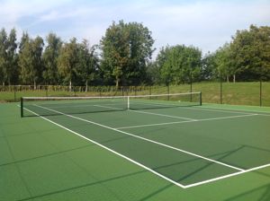 Tennis court- click for photo gallery